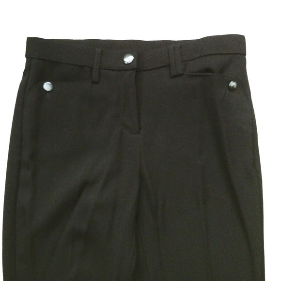 Le Grenier Bootcut Black Trousers 4/5 - Picture 3 of 6